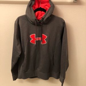 UnderArmor womens XL Gray hoodie pullover